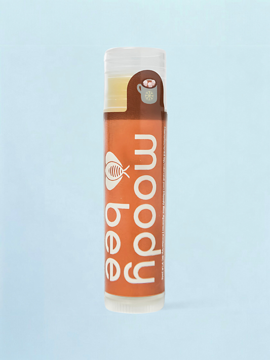 Moody Bee Beeswax Lip Balm - hot chocolate