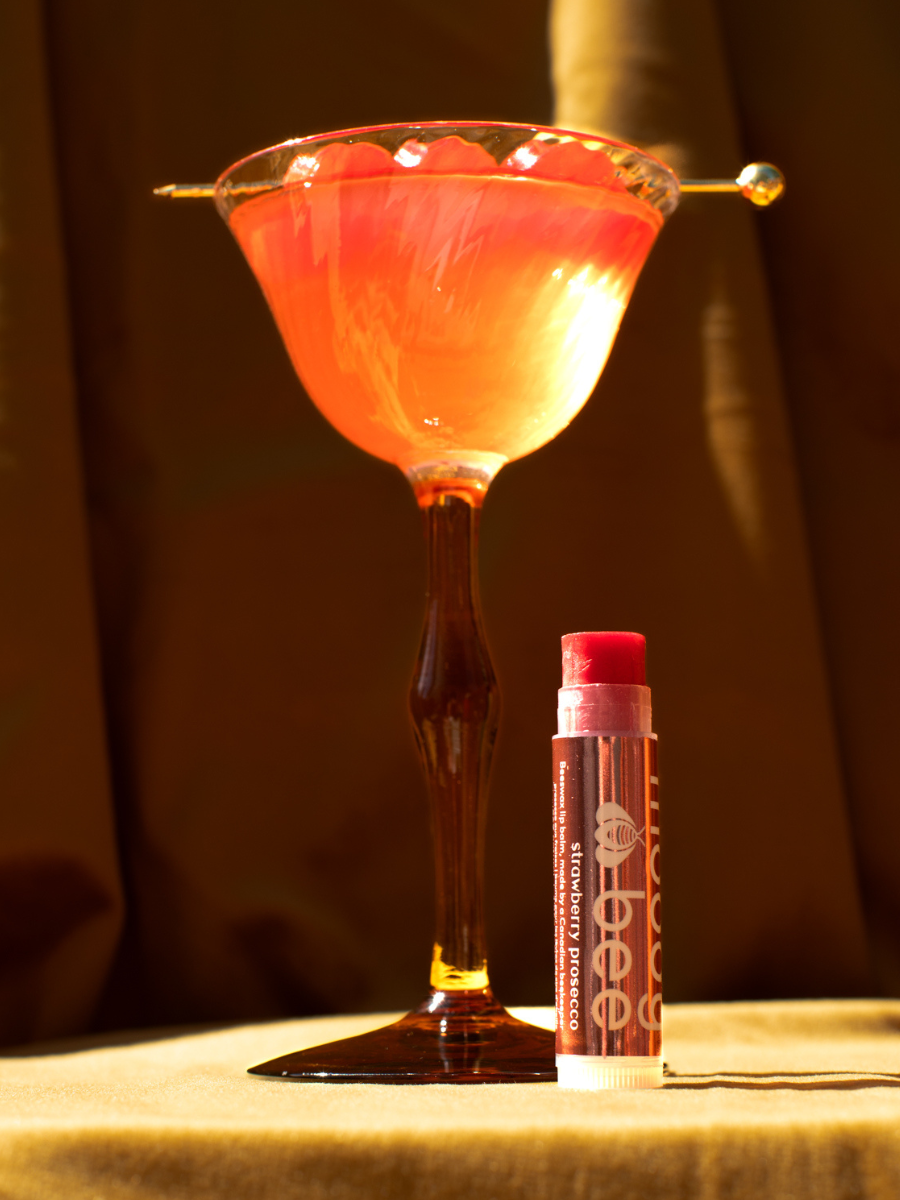 Strawberry Prosecco TINTED lip balm!